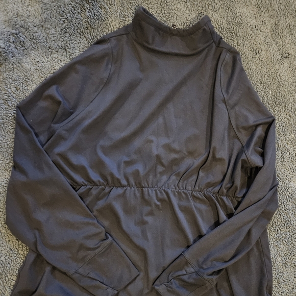 Adidas Grey/Blue Zip up Jacket - Picture 5 of 6